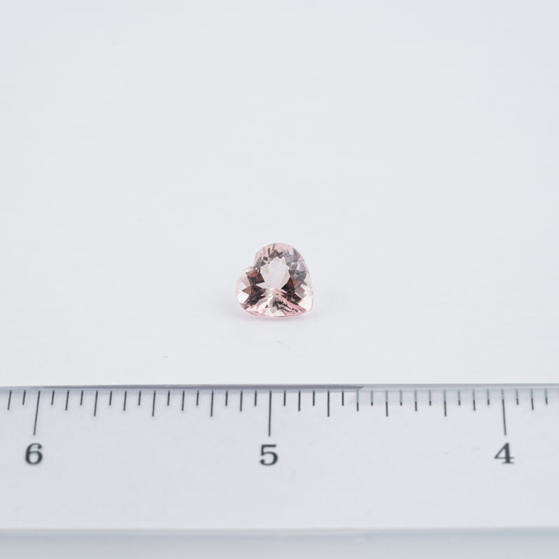 AAAA Pink Morganite (Heart 9 mm) 2.00 ctw