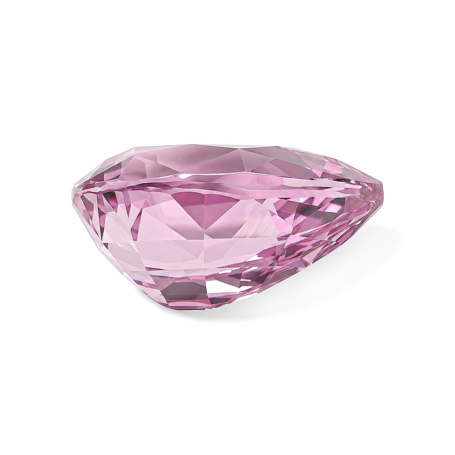 Certified and Appraised AAAA Patroke Kunzite (Pear Free Size) 20.00 ctw