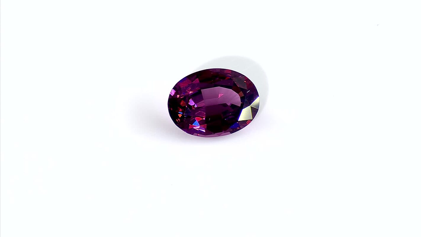 Certified and Appraised AAAA Purple Spinel (Oval Free Size) 3.00 ctw