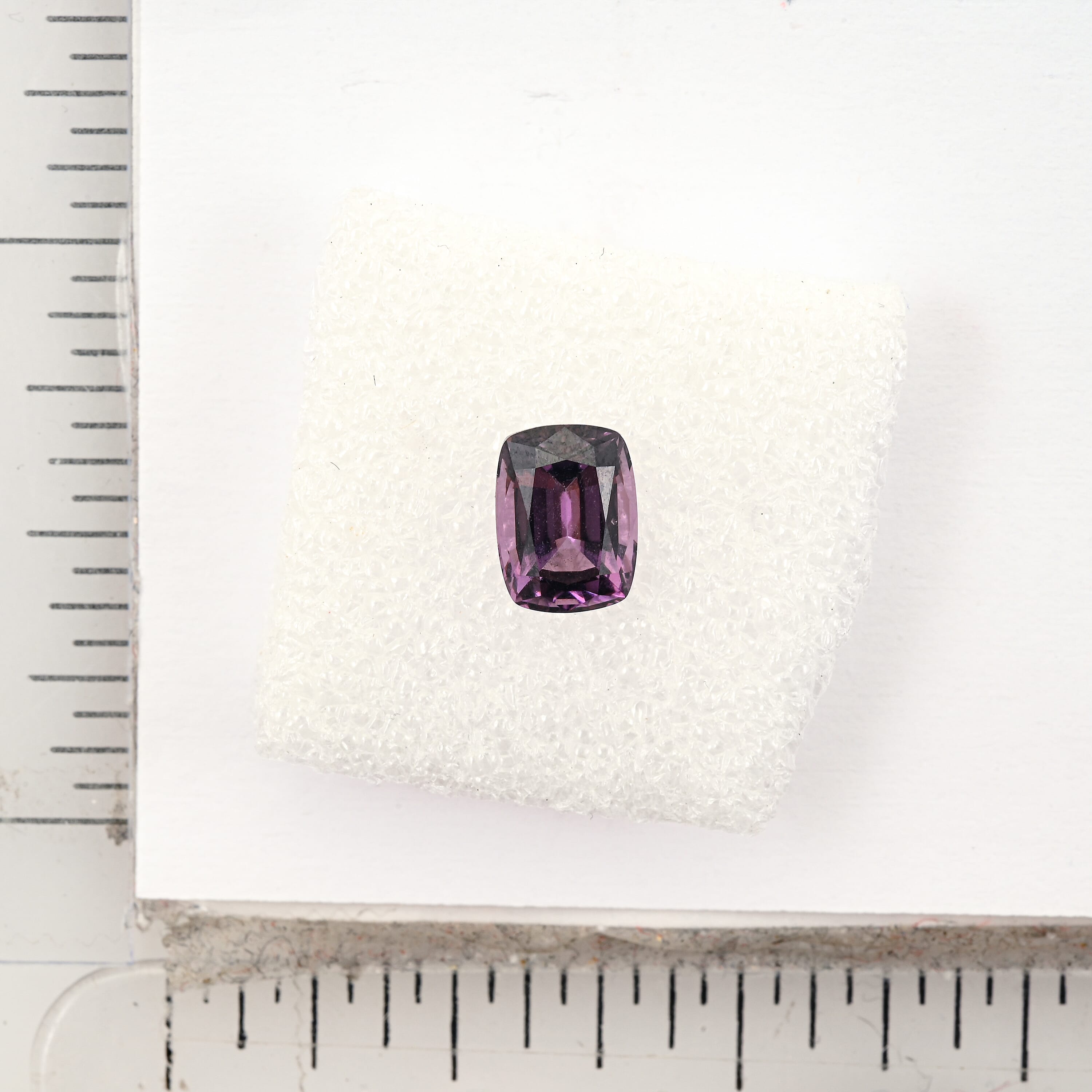 Certified and Appraised AAAA Purple Spinel (Cushion Free Size) 3.00 ctw