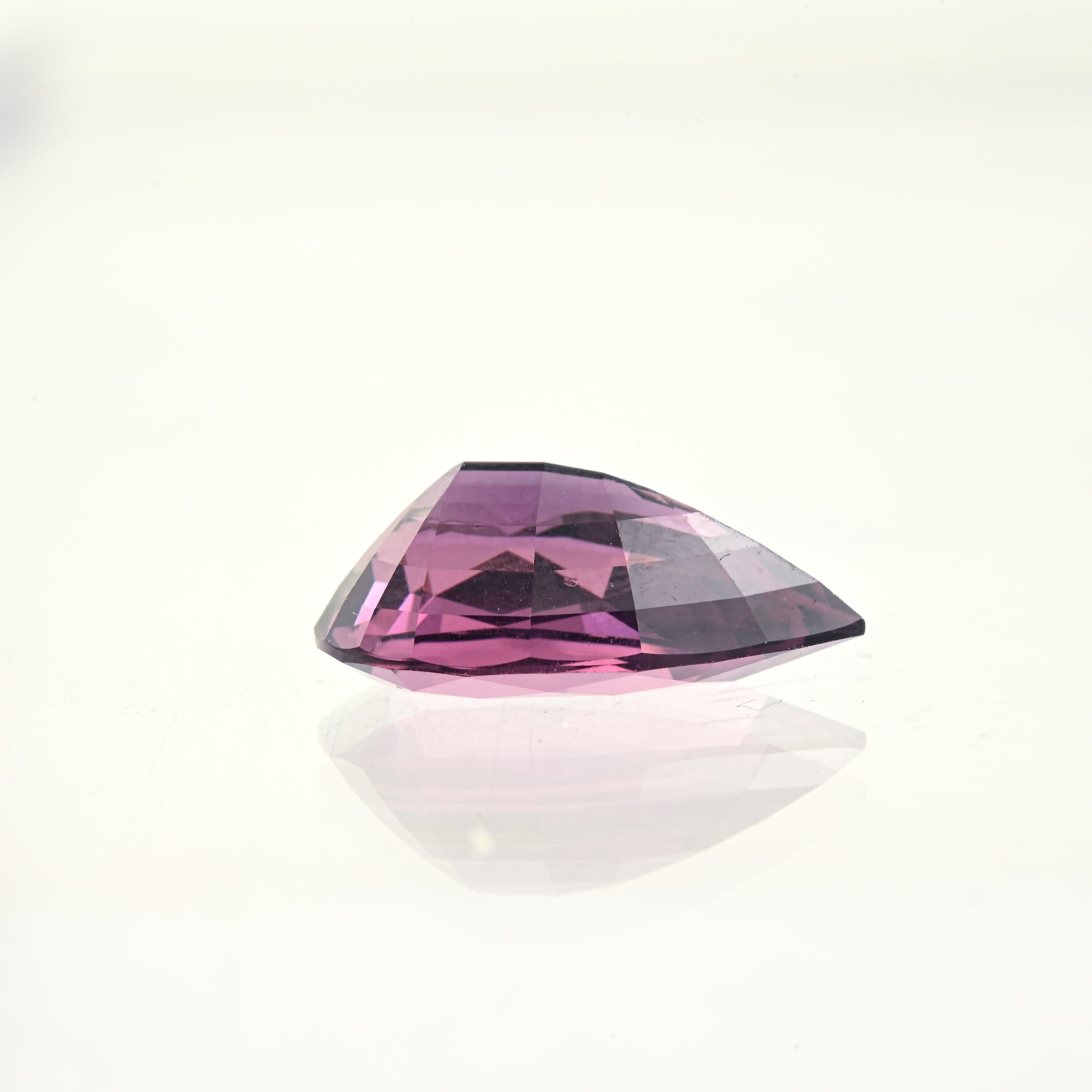 Certified and Appraised AAAA Purple Spinel (Pear Free Size) 3.00 ctw