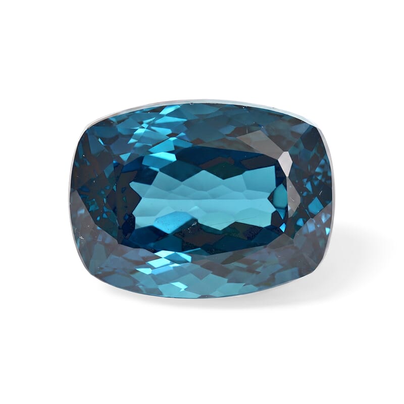AAAA London Blue Topaz (Cushion Free Size) 45.00 ctw