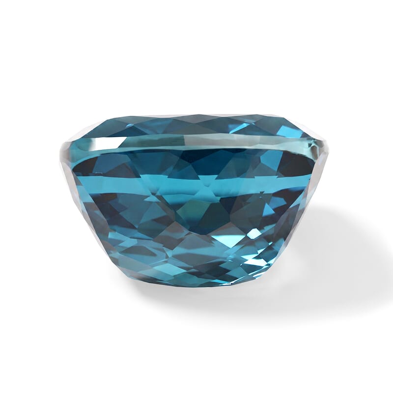 AAAA London Blue Topaz (Cushion Free Size) 45.00 ctw