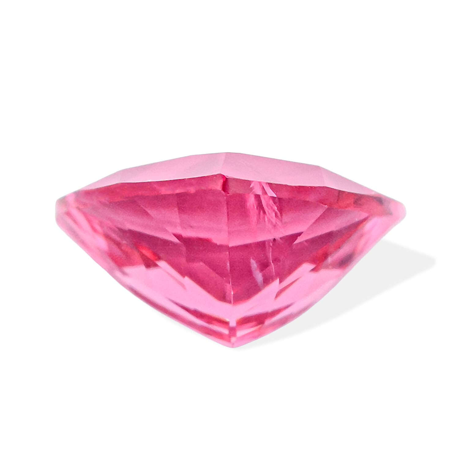 Certified and Appraised AAAA Mahenge Neon Pink Spinel (Trillion Free Size) 1.00 ctw