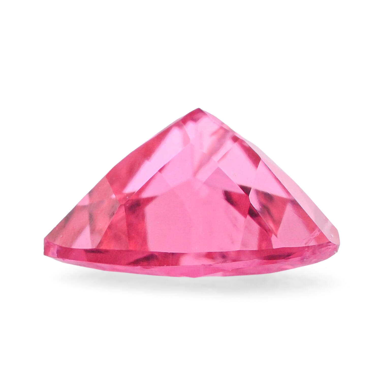 Certified and Appraised AAAA Mahenge Neon Pink Spinel (Trillion Free Size) 1.00 ctw