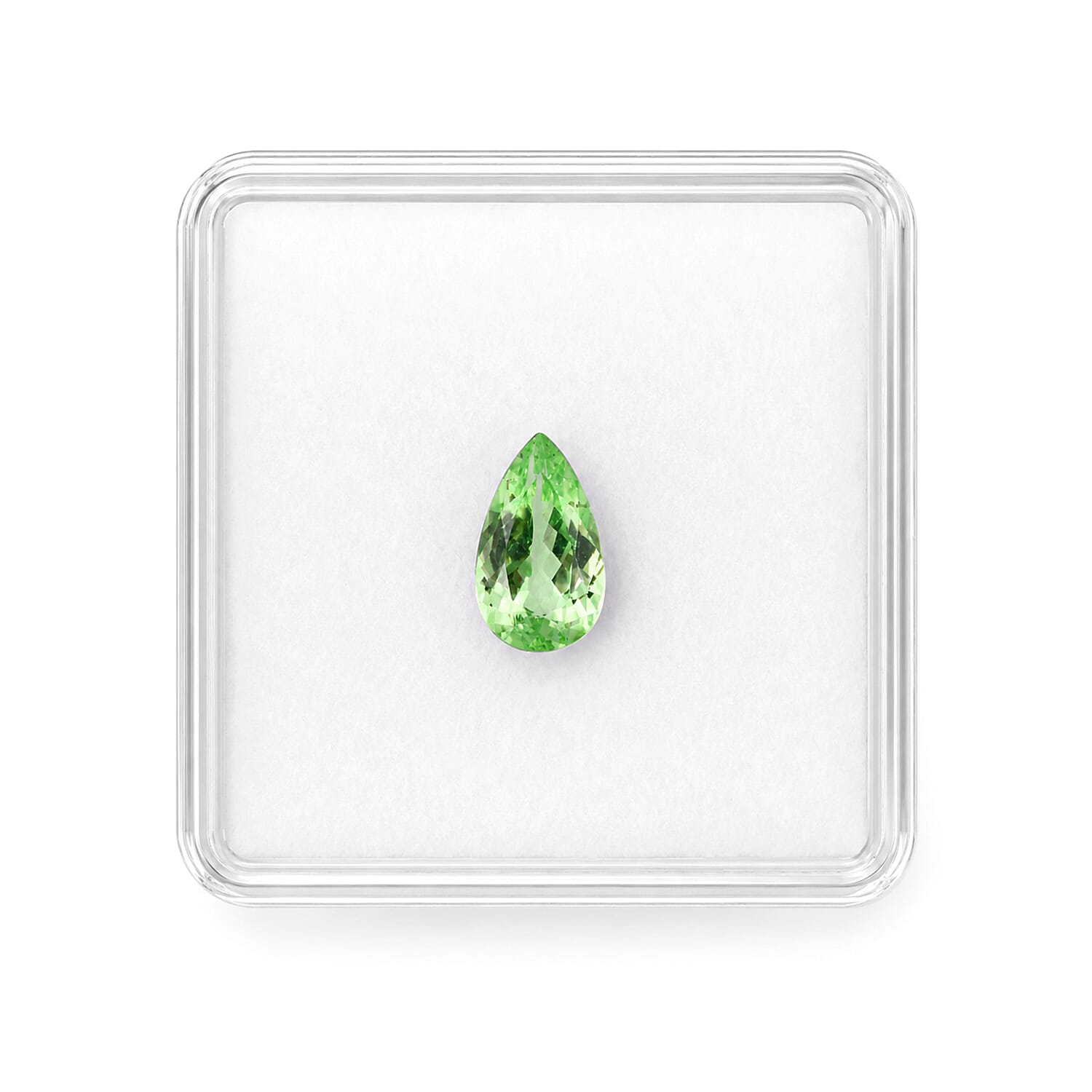 AAAA Verde Flame Garnet (Pear Free Size) 0.50 ctw