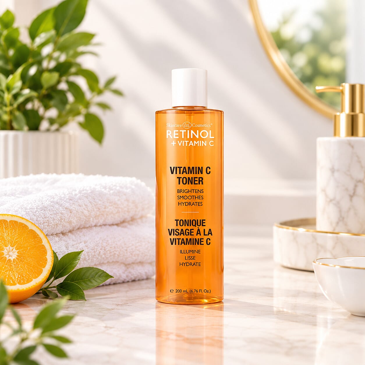 Retinol Vitamin C Brightening Toner