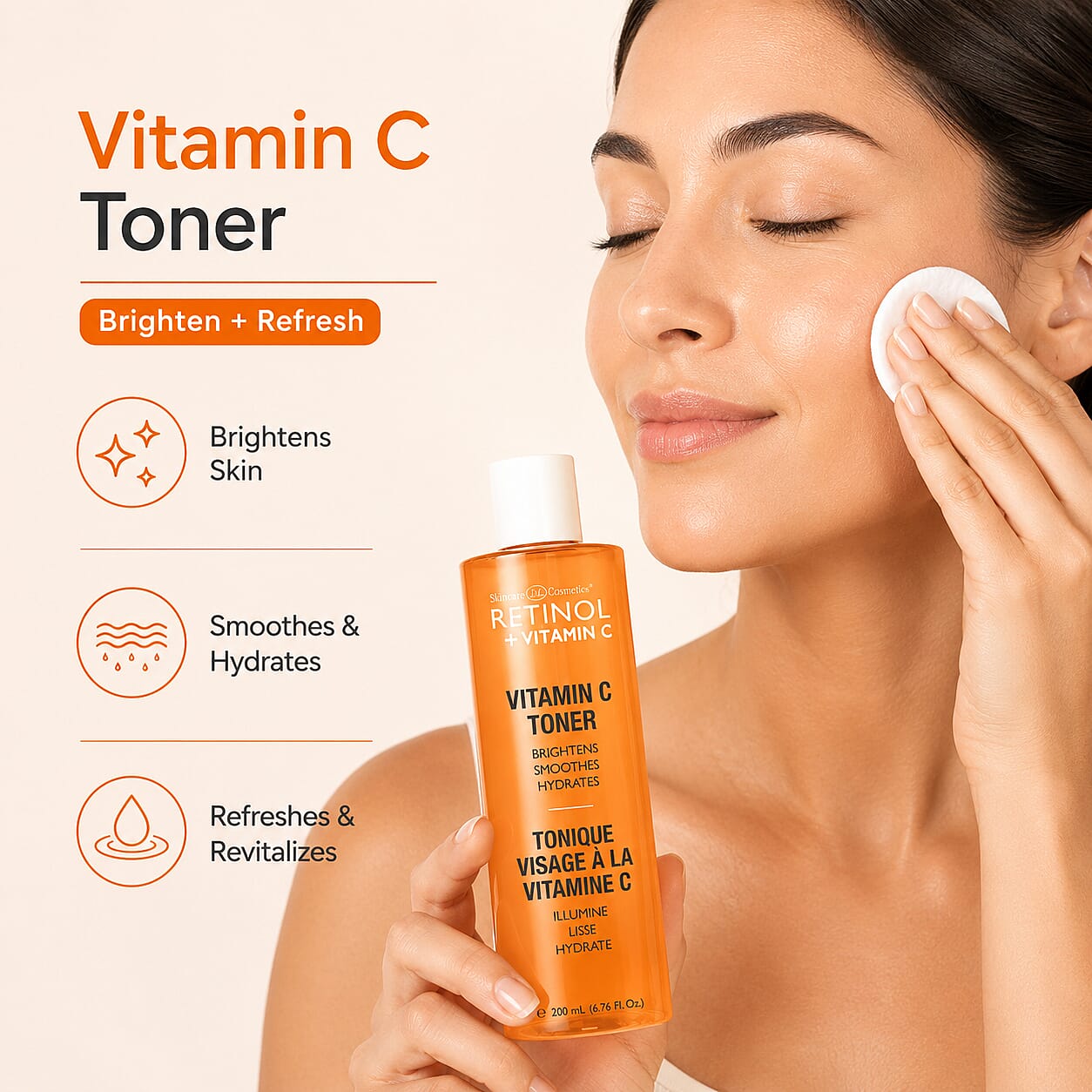 Retinol Vitamin C Brightening Toner