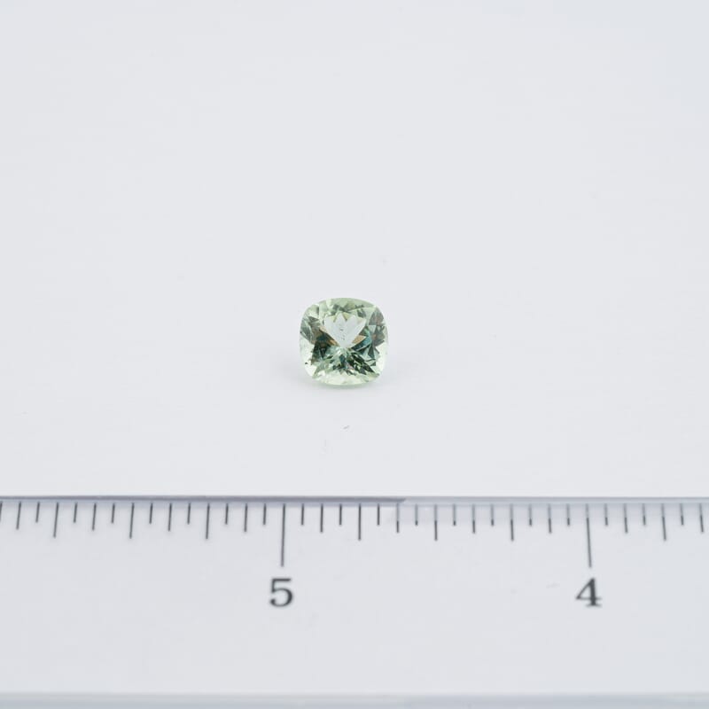Certified and Appraised AAAA Arquiana Mint Tourmaline (Cushion Free Size) 2.00 ctw