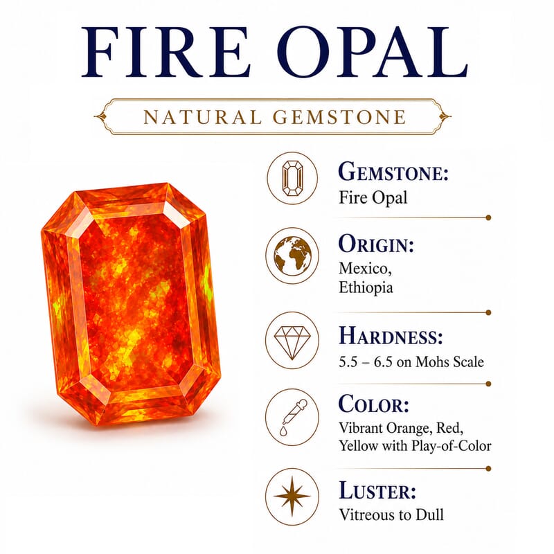 Certified and Appraised D'Joy Premium Crimson Fire Opal and Moissanite 1.76 ctw Ring in 18K Vermeil Yellow Gold Over Sterling Silver (Size 6.0)