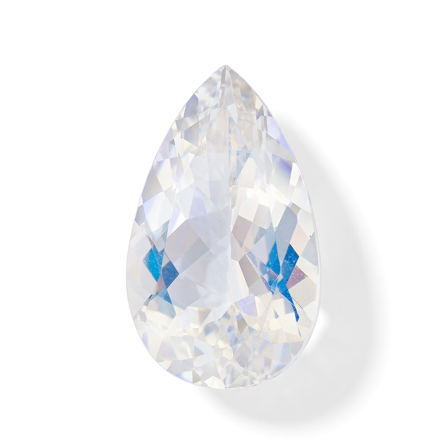 AAAA Malagasy Moonstone (Pear Free Size) 6.00 ctw