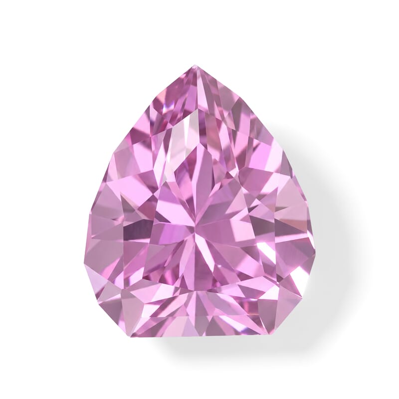 Certified and Appraised AAAA Patroke Kunzite (Fancy Free Size) 15.00 ctw