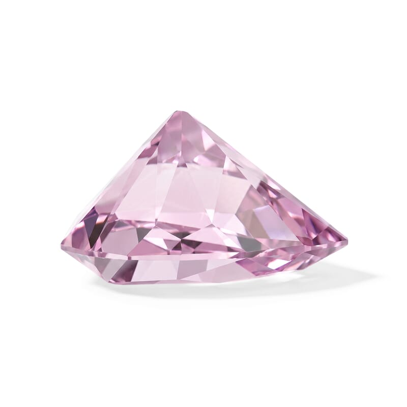 Certified and Appraised AAAA Patroke Kunzite (Fancy Free Size) 15.00 ctw