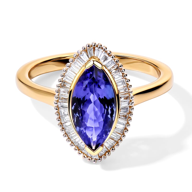 Opulent Ember – Tanzanite Ring