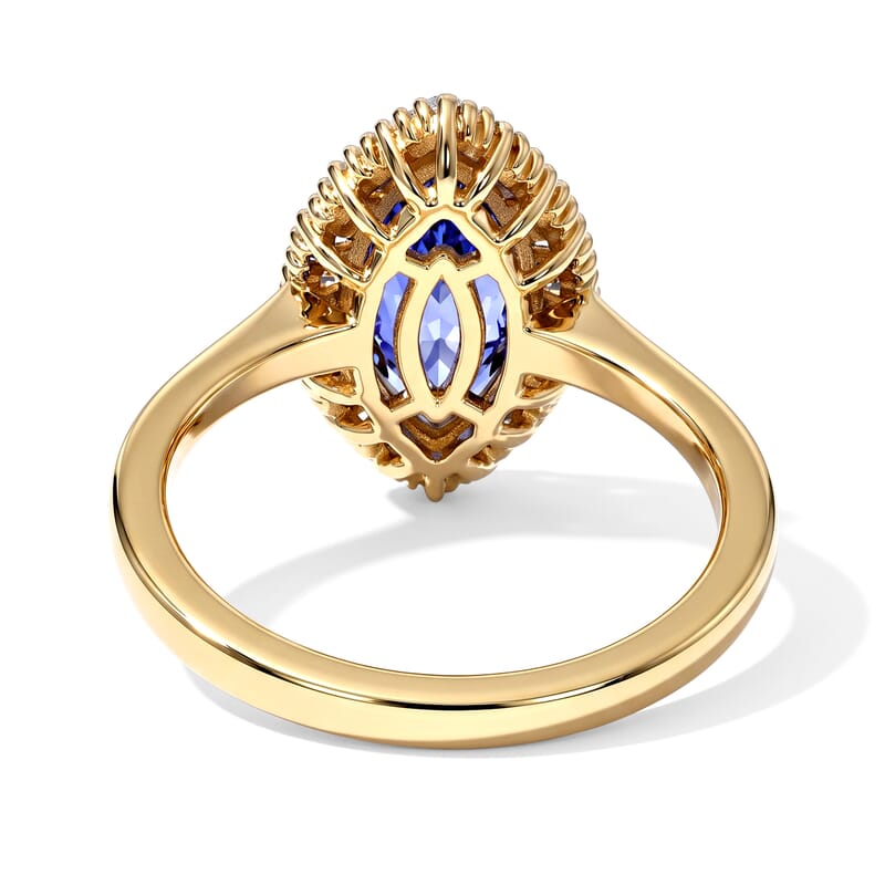 Opulent Ember – Tanzanite Ring