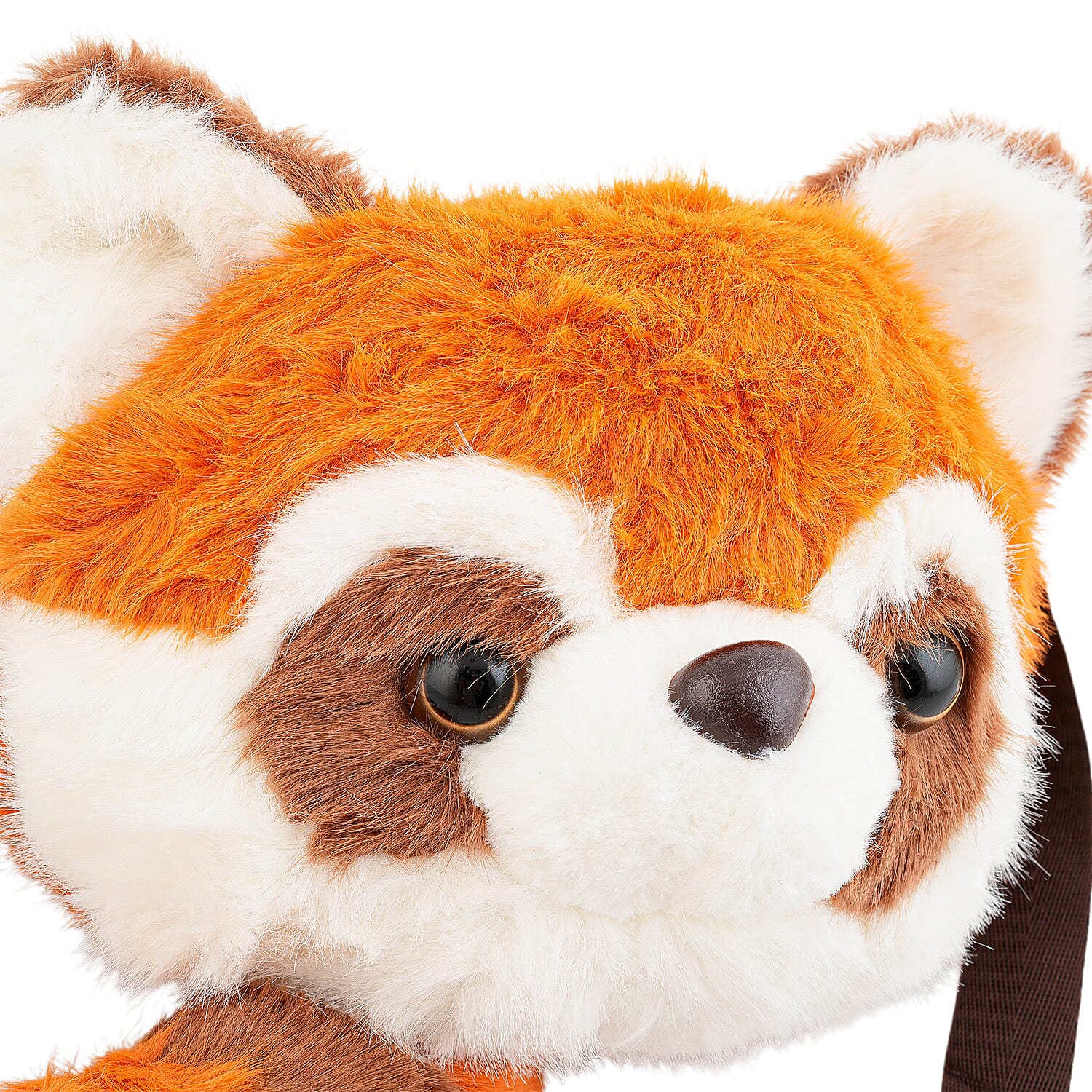 Closeout Red Panda Plush Shoulder Bag