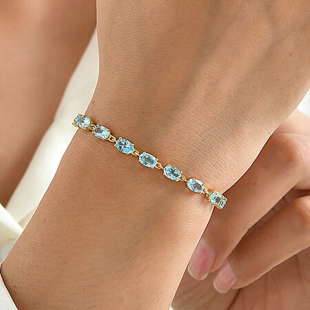 Yellow Gold Over Sterling Silver / 7.25 Inches - Product card gallery slide 2 (10342136578361)