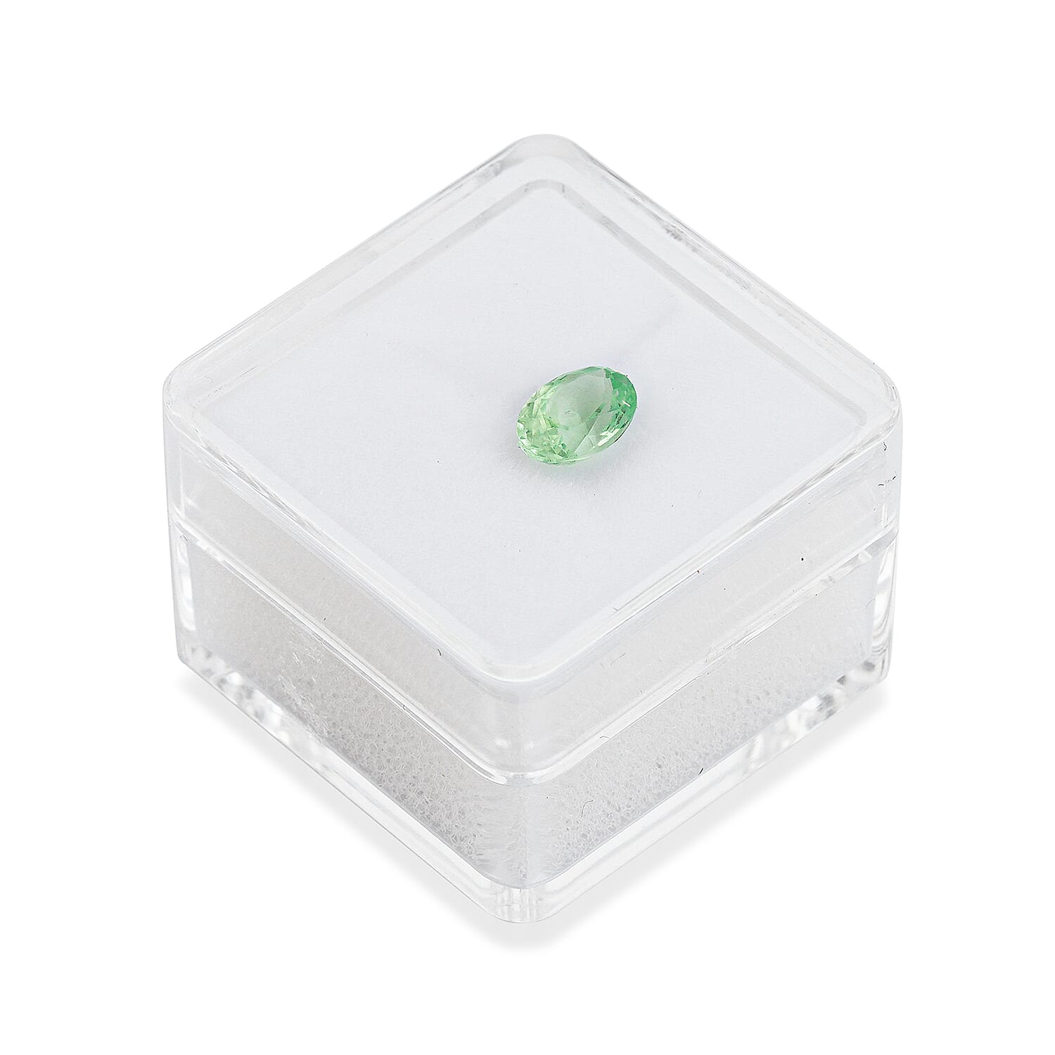 AAAA Verde Flame Garnet (Oval) 1.00 ctw