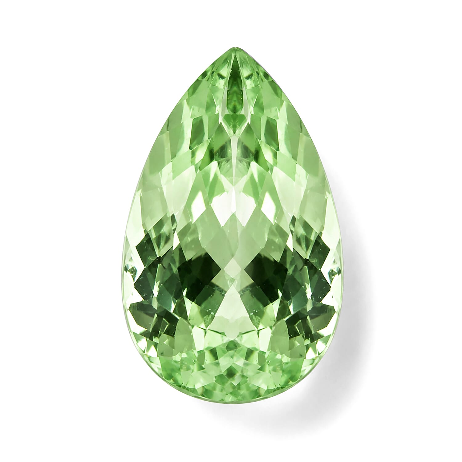 AAAA Verde Flame Garnet (Pear) 1.00 ctw