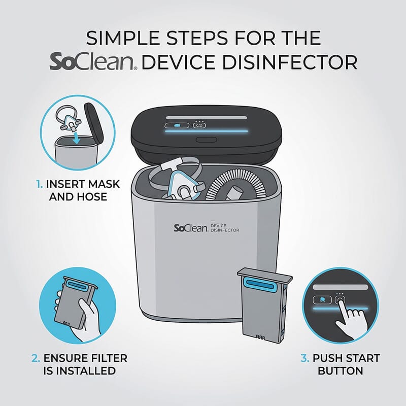 SoClean Device Disinfector (Ships in 8-10 Business Days)