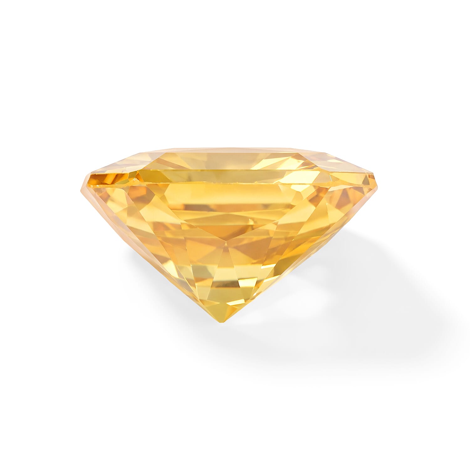 AAAA Asscher Cut Yellow Sapphire (Sqr 5x5mm) 0.60 ctw