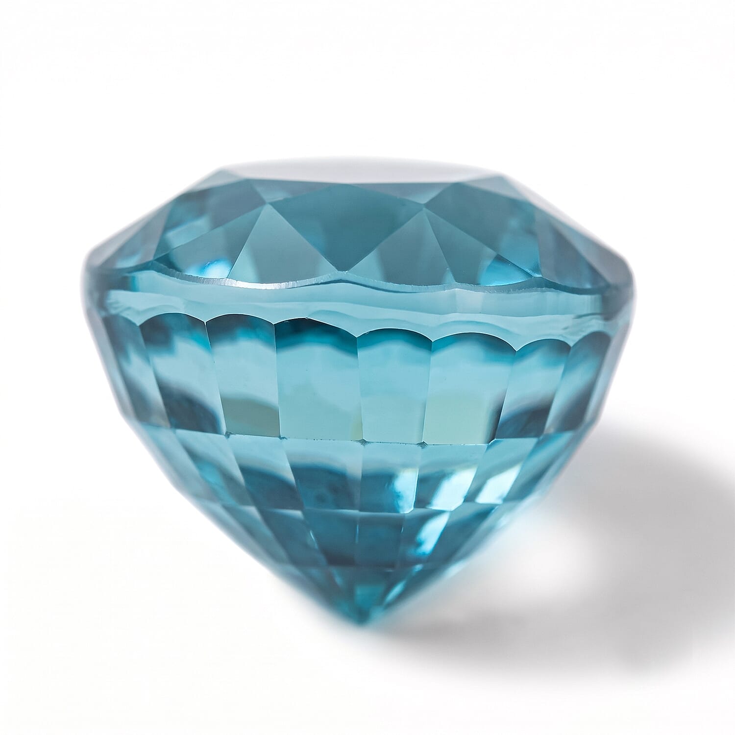 Certified and Appraised AAAA Cambodian Blue Zircon (Rnd 10mm) 8.00 ctw