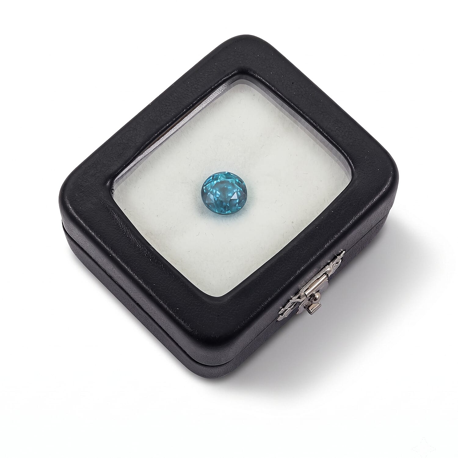Certified and Appraised AAAA Cambodian Blue Zircon (Rnd 10mm) 8.00 ctw