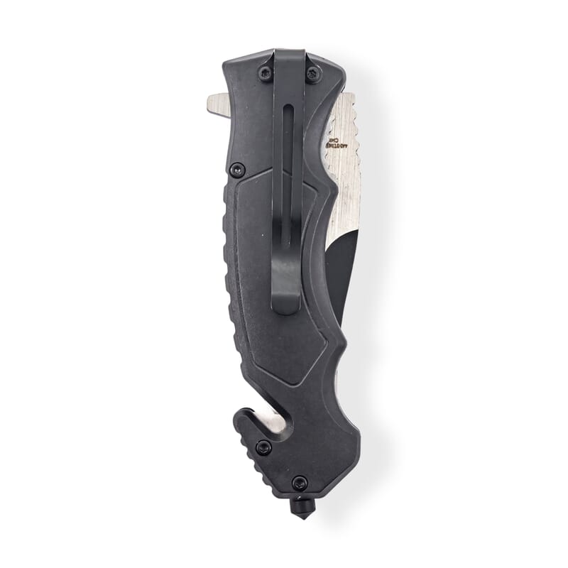 Wolf Pattern Folding Knife