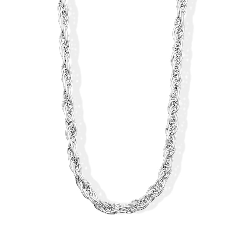 La Bella Italian Fantasia Chain Necklace in Sterling Silver (20-22 Inches) 26.12 Grams
