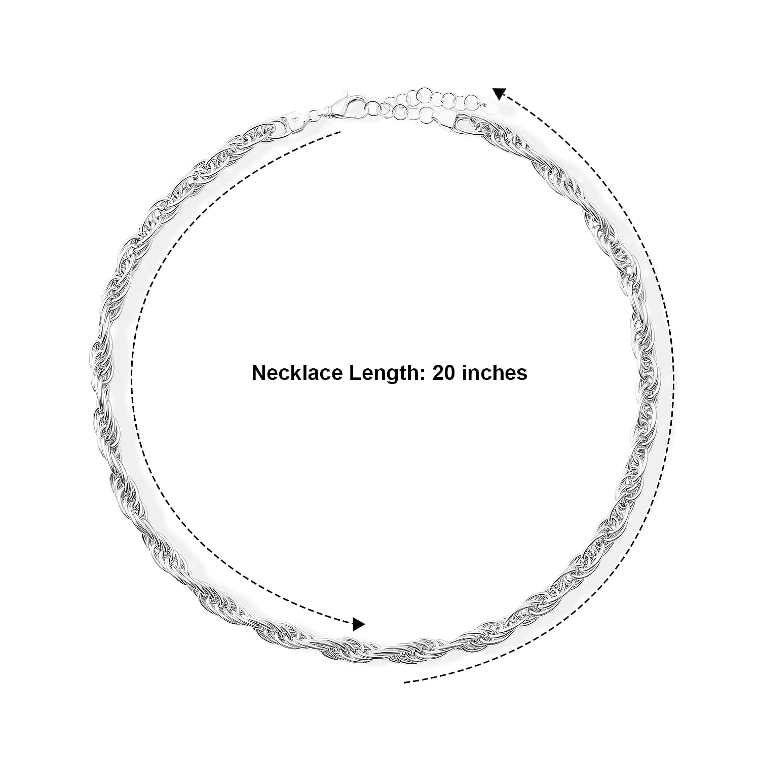 La Bella Italian Fantasia Chain Necklace in Sterling Silver (20-22 Inches) 26.12 Grams