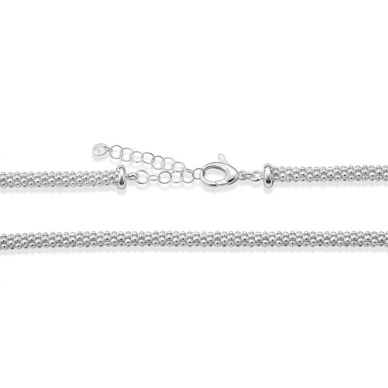 La Bella Italian Popcorn Chain Necklace in 14K Yellow Gold Over Sterling Silver (20-22 Inches) 22.70 Grams
