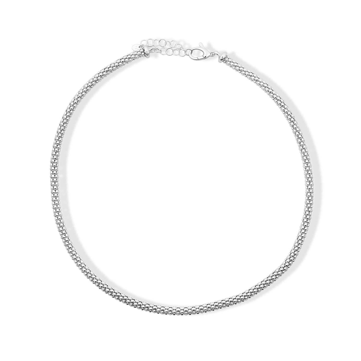 La Bella Italian Popcorn Chain Necklace in 14K Yellow Gold Over Sterling Silver (20-22 Inches) 22.70 Grams