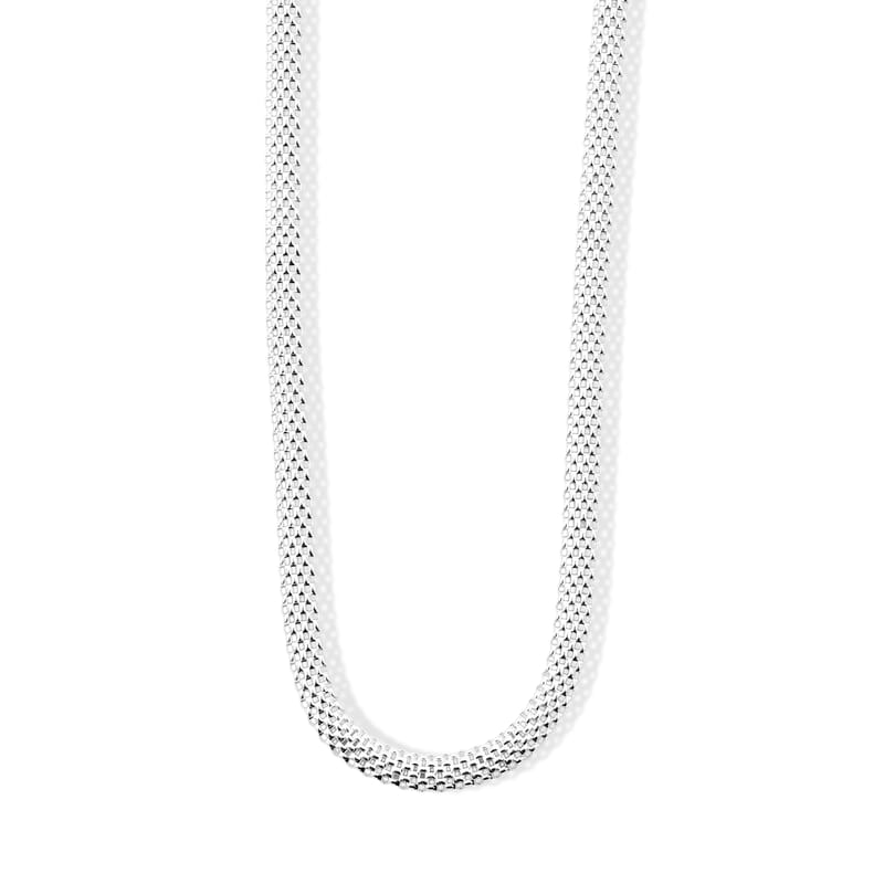 La Bella Italian Chain Necklace in Sterling Silver (20-22 Inches) 14.47 Grams