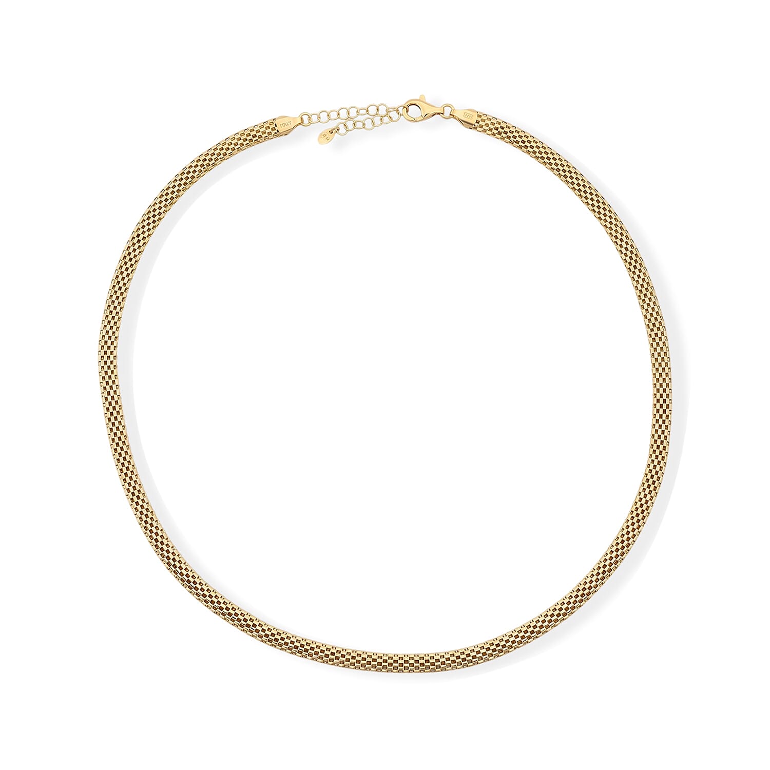 La Bella Italian Chain Necklace in 14K YG Over Sterling Silver (20-22 Inches) 14.60 Grams