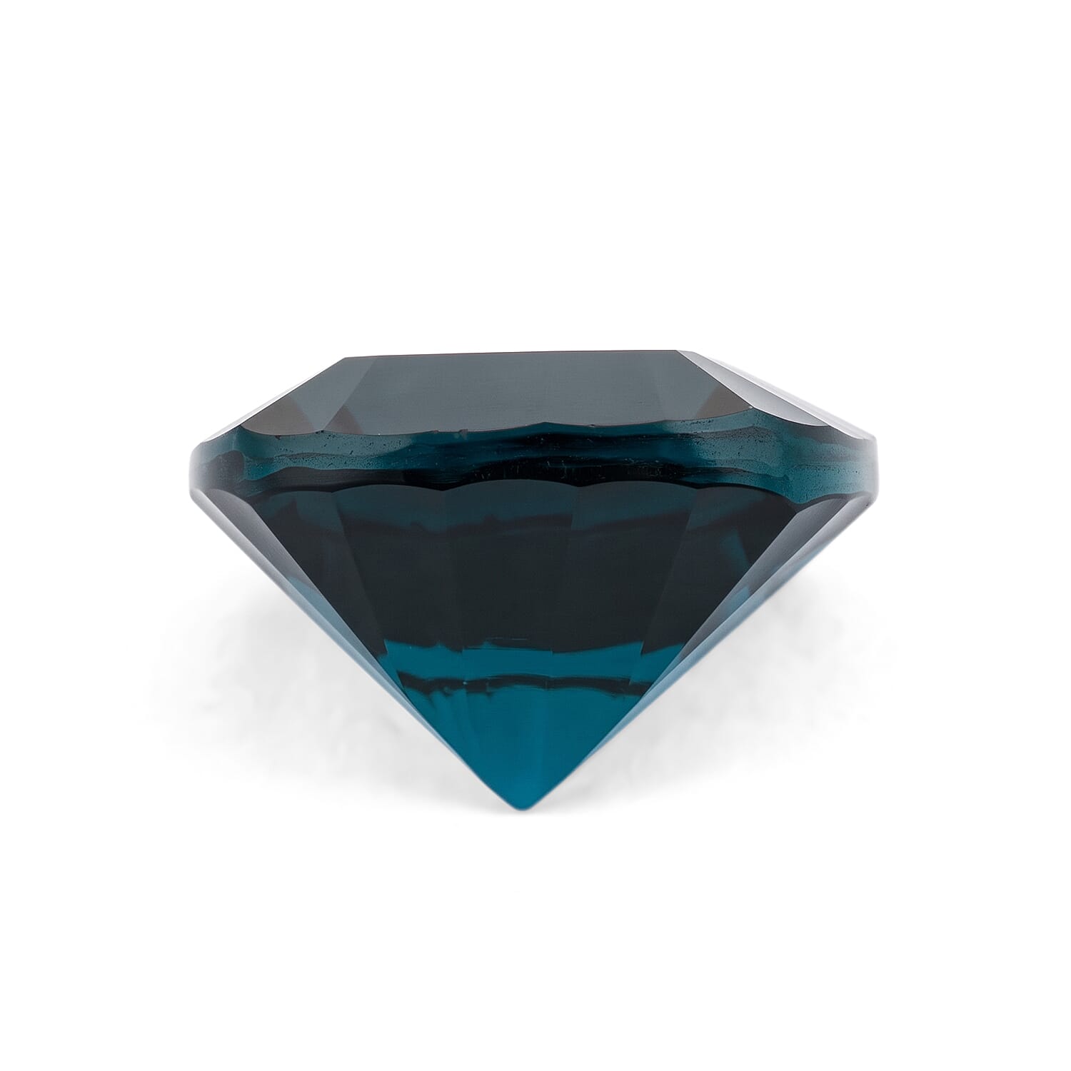 Concave Cut AAAA London Blue Topaz (Cushion 13 mm) 10.00 ctw