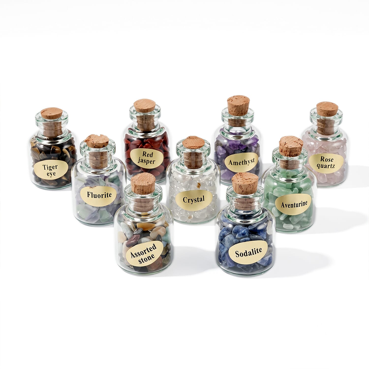 Multi Chip Stone Bottle
