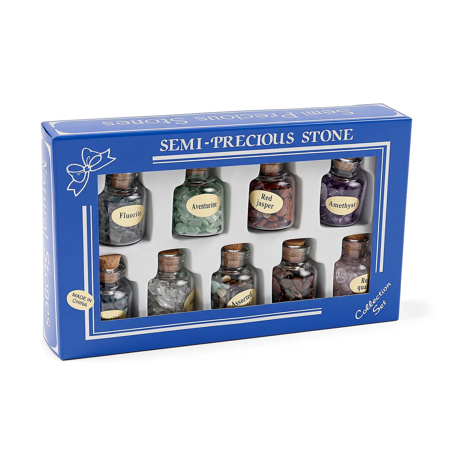 Multi Chip Stone Bottle