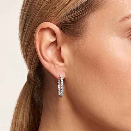 Rhodium Over Sterling Silver - Product card gallery slide 2 (15386809467193)