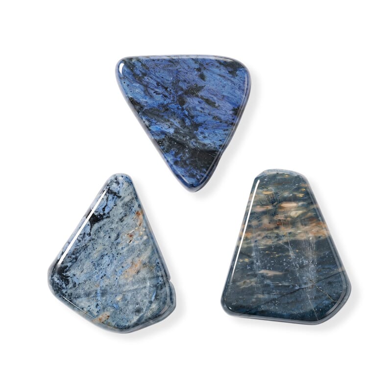Lapis Jasper Worry Stone (One Stone Per Purchase) (Style/Color Varies)