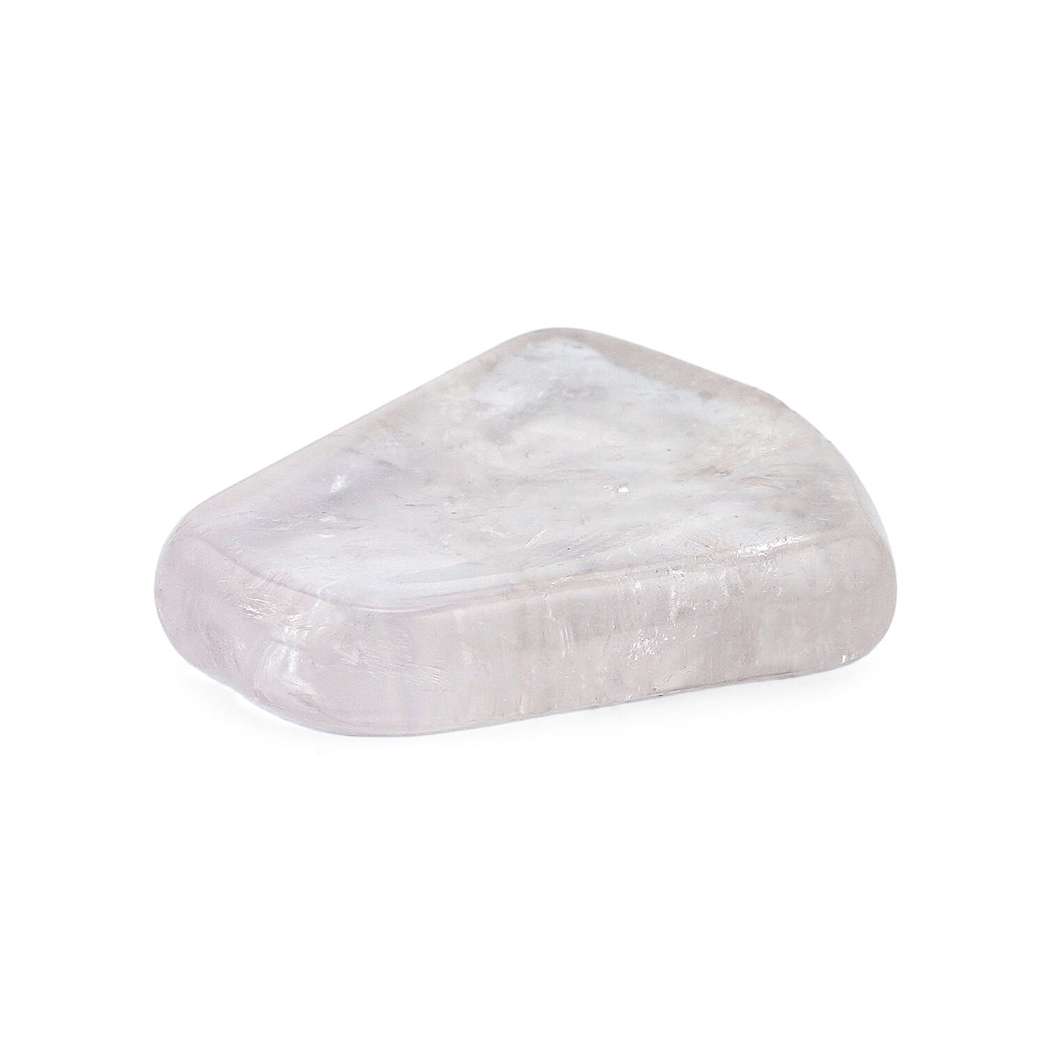 Clear Quartz Worry Stone (One Stone Per Purchase) (Style/Color Varies)
