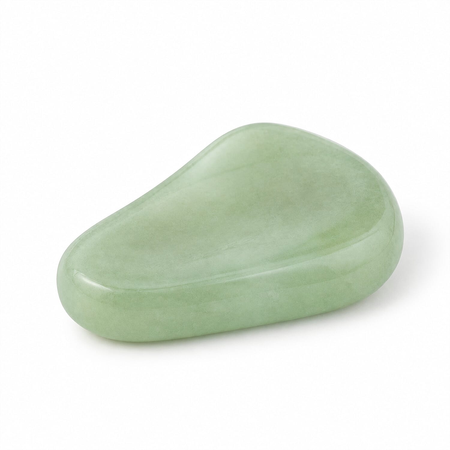 Prehnite Worry Stone (One Stone Per Purchase) (Style/Color Varies)