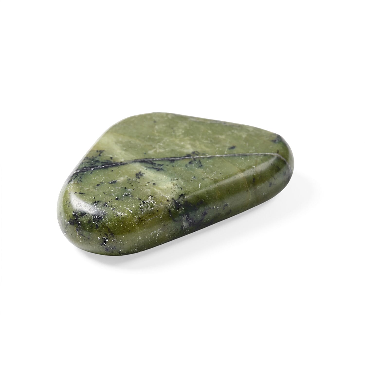 Serpentine Worry Stone (One Stone Per Purchase) (Style/Color Varies)