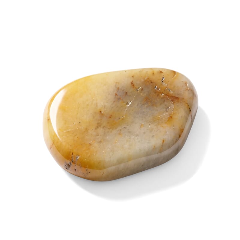 Calcite Worry Stone (One Stone Per Purchase) (Style/Color Varies)