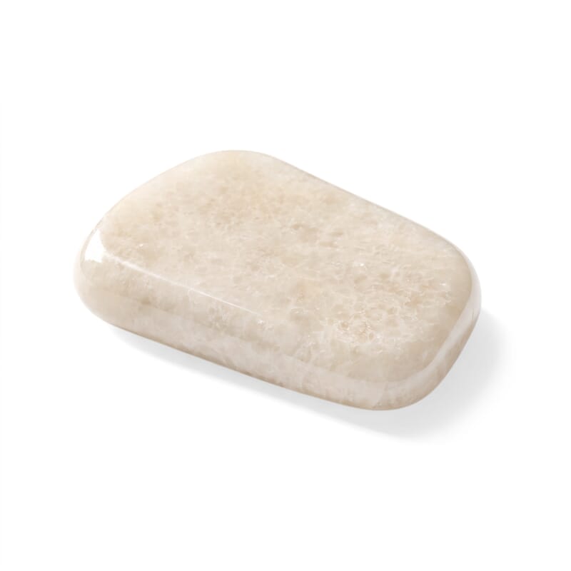 Rutilated Quartz Worry Stone (One Stone Per Purchase) (Style/Color Varies)