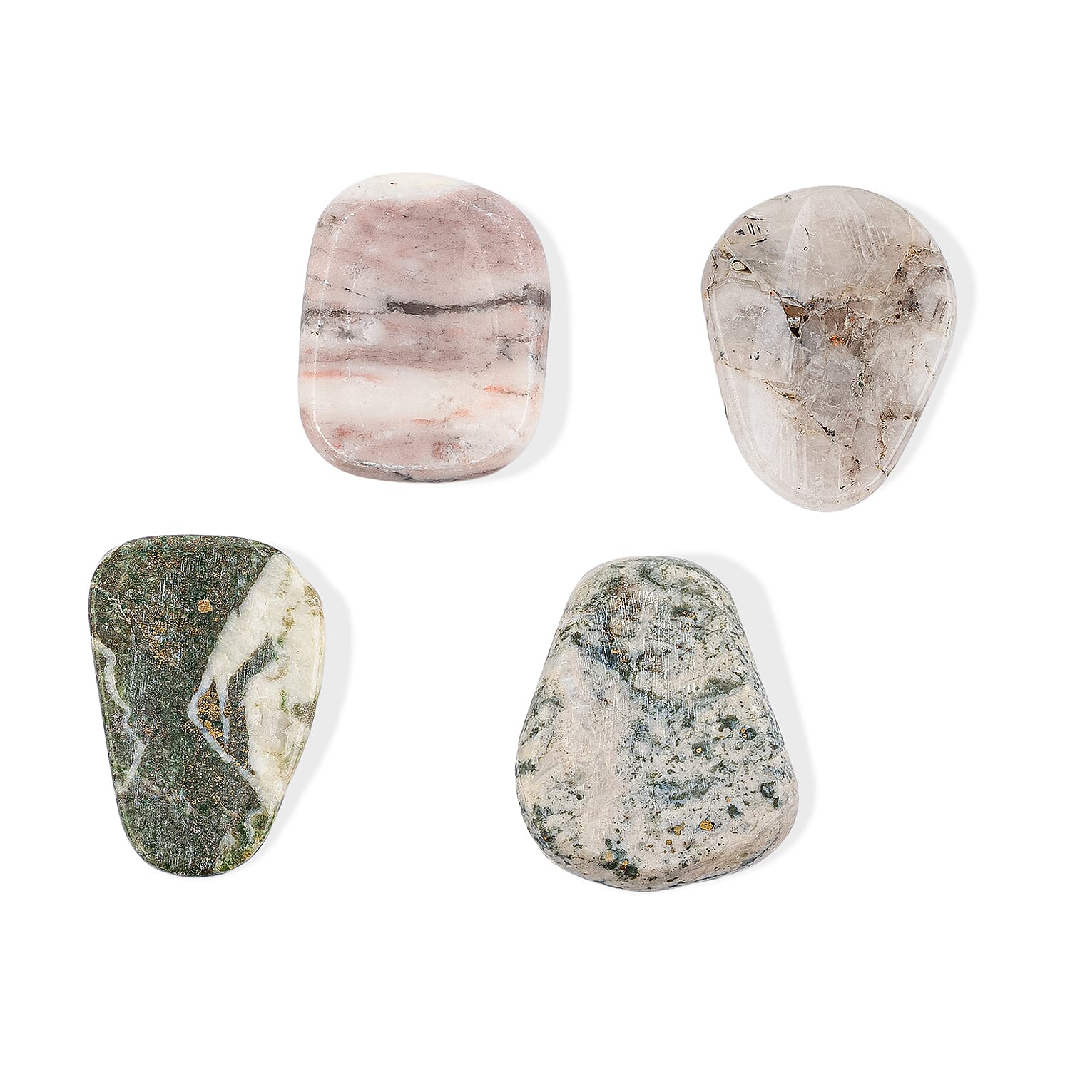 Marble Worry Stone (One Stone Per Purchase) (Style/Color Varies)