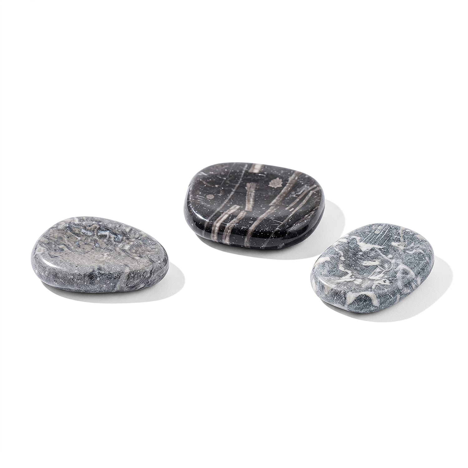 Pinolith Jasper Worry Stone (One Stone Per Purchase) (Style/Color Varies)