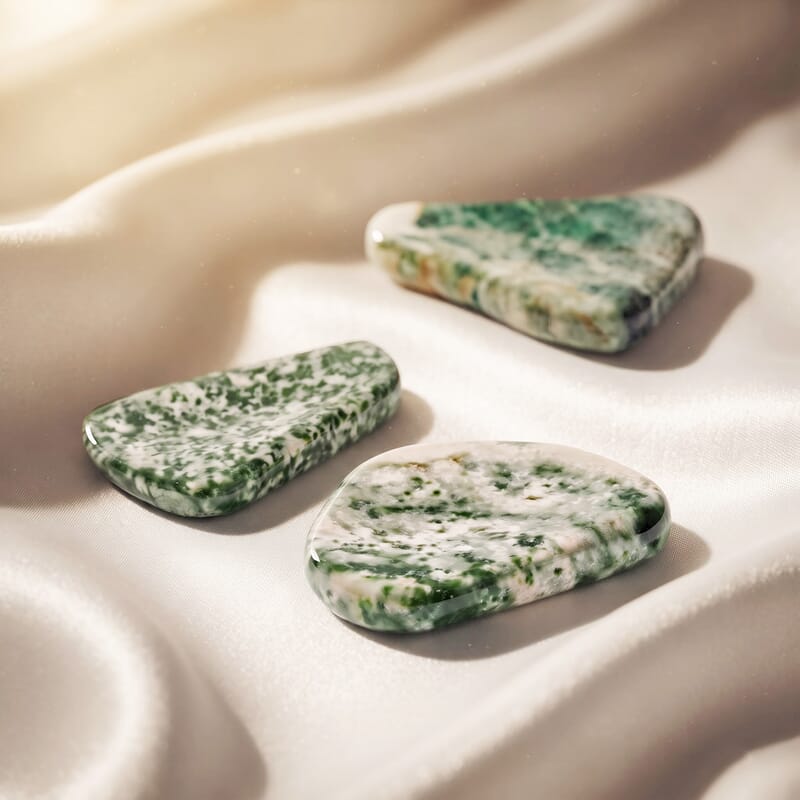 Jadeite Worry Stone (One Stone Per Purchase) (Style/Color Varies)