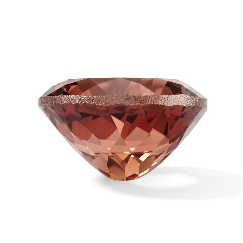 AAAA Raspberry Zircon (Oval Free Size) 4.00 ctw