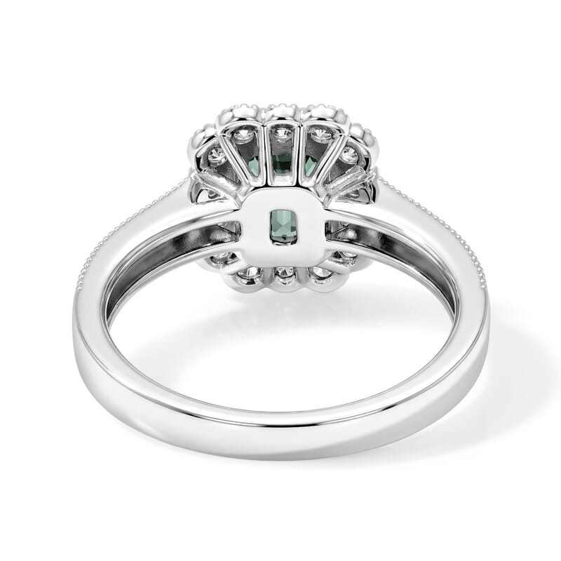 AAAA Narsipatnam Alexandrite and White Diamond SI 2.80 ctw Ring in 900 Platinum (Size 7.0) 5.60 Grams