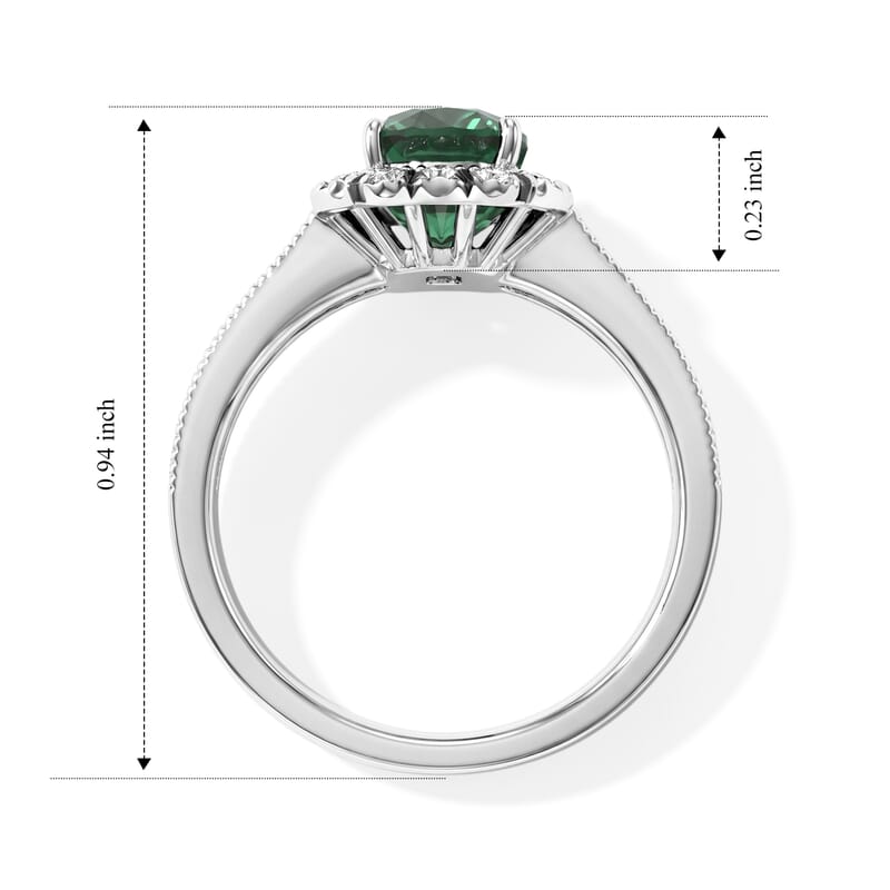 AAAA Narsipatnam Alexandrite and White Diamond SI 2.80 ctw Ring in 900 Platinum (Size 7.0) 5.60 Grams